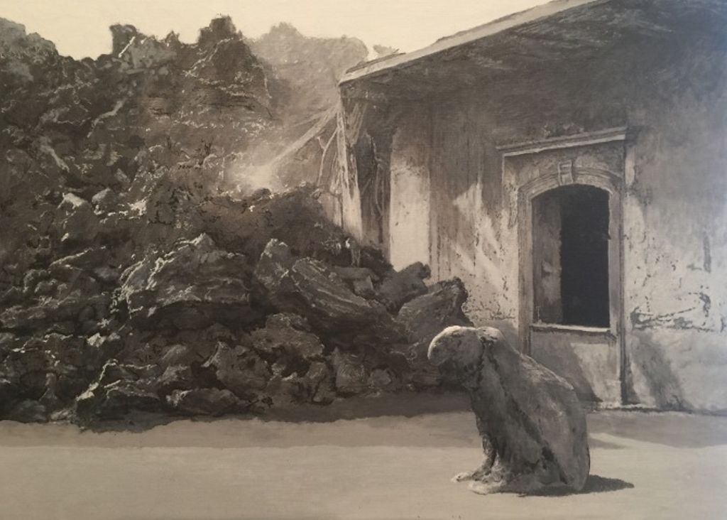 'Vulture', 2018, ett konstverk av Per-Ivar Lindekrantz
