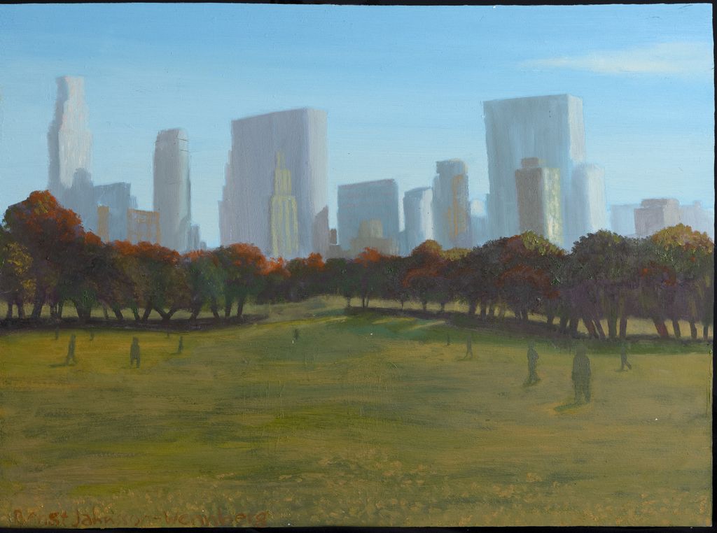 'Högt upp bland molnen', 2019, ett konstverk av Bengt Jahnsson-Wennberg