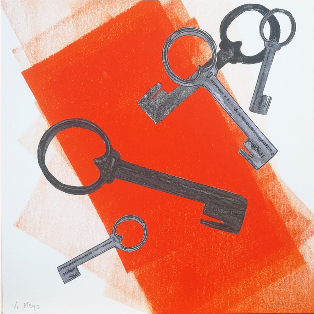 'Keys 3', 2020, ett konstverk av Carmen Lindahl