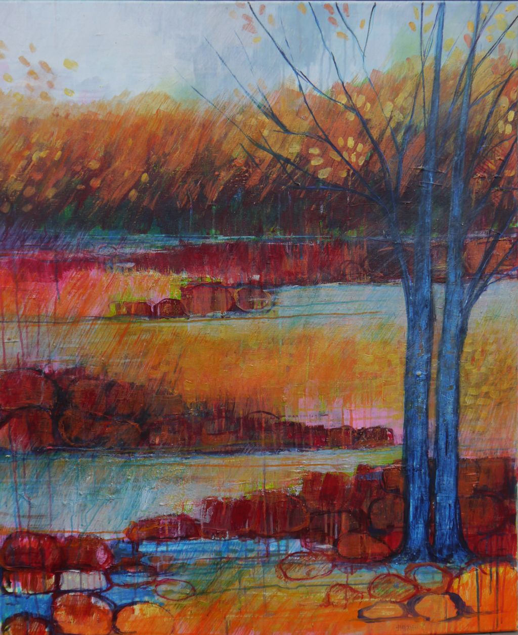 'Höstsonat', 2019, ett konstverk av Pia Lindström 