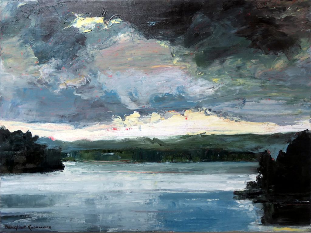 'Ovädersmoln', ett konstverk av Bergliot Kvarnare