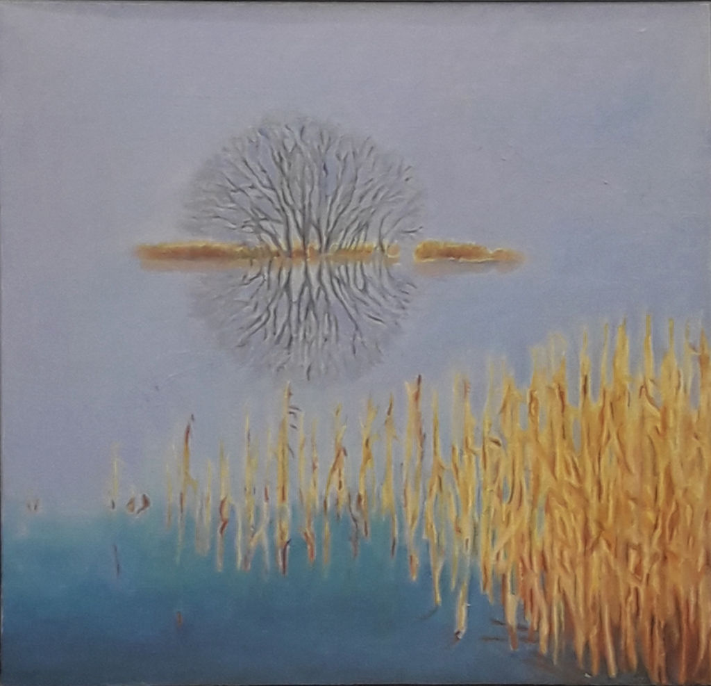 'Gryning i Wentzelholm', ett konstverk av Kerstin Lindgren Christe