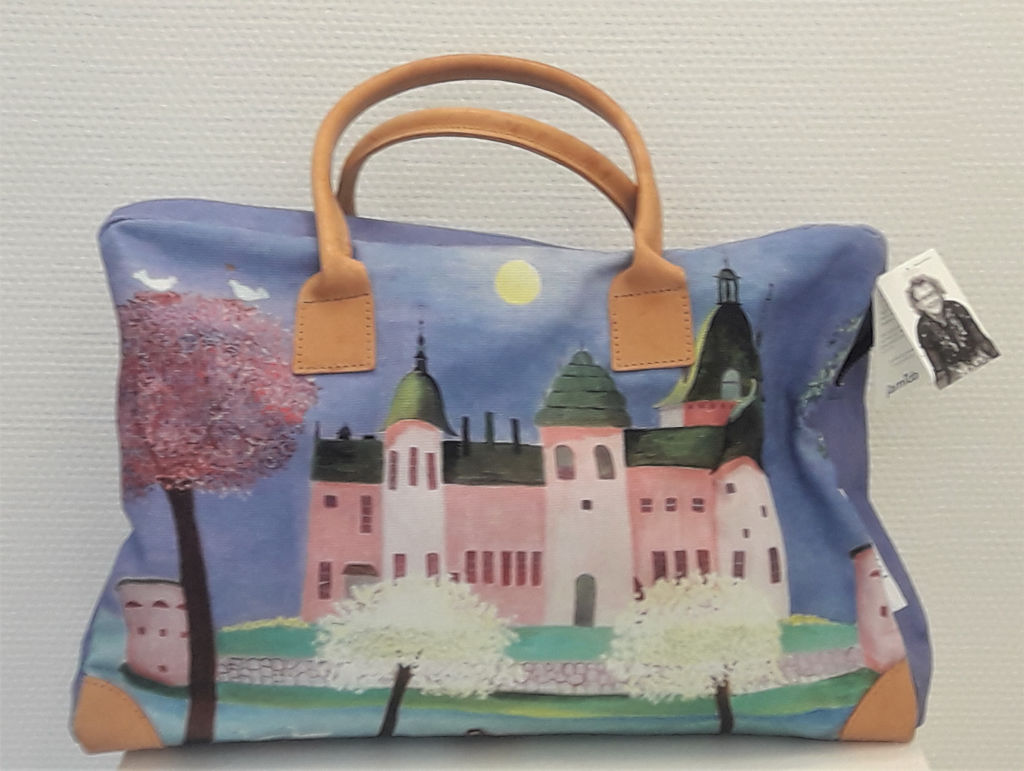 'Rosa slott', ett konstverk av Bessie Johanson