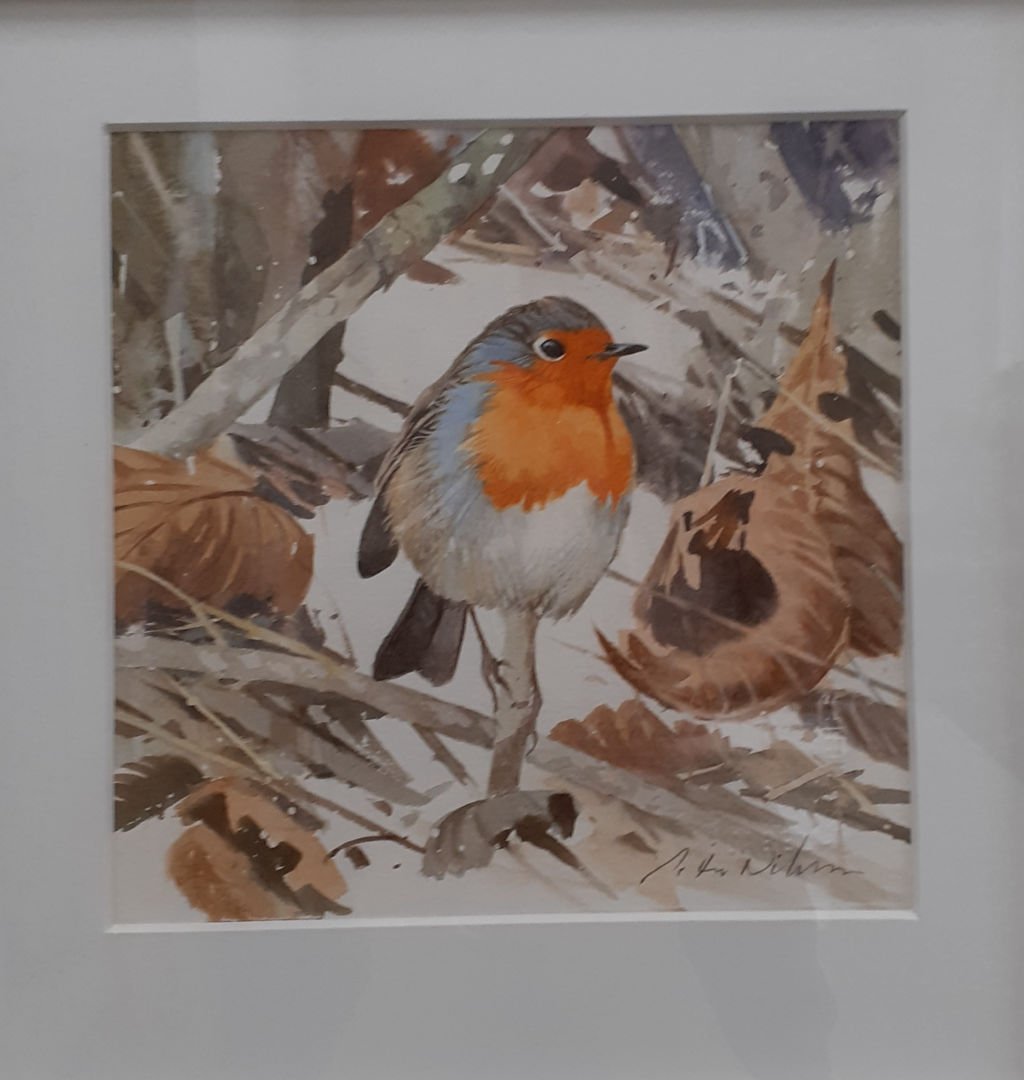 'Rödhake', ett konstverk av Peter Nilsson