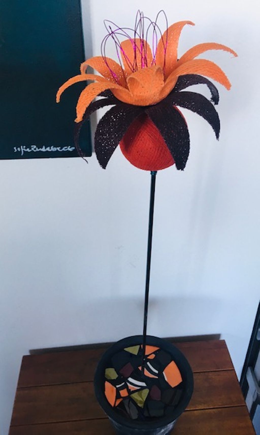 'Keramik "Blomma" - Vinnare Berit Kristiansson', 2019, ett konstverk av Sofie Rudebeck