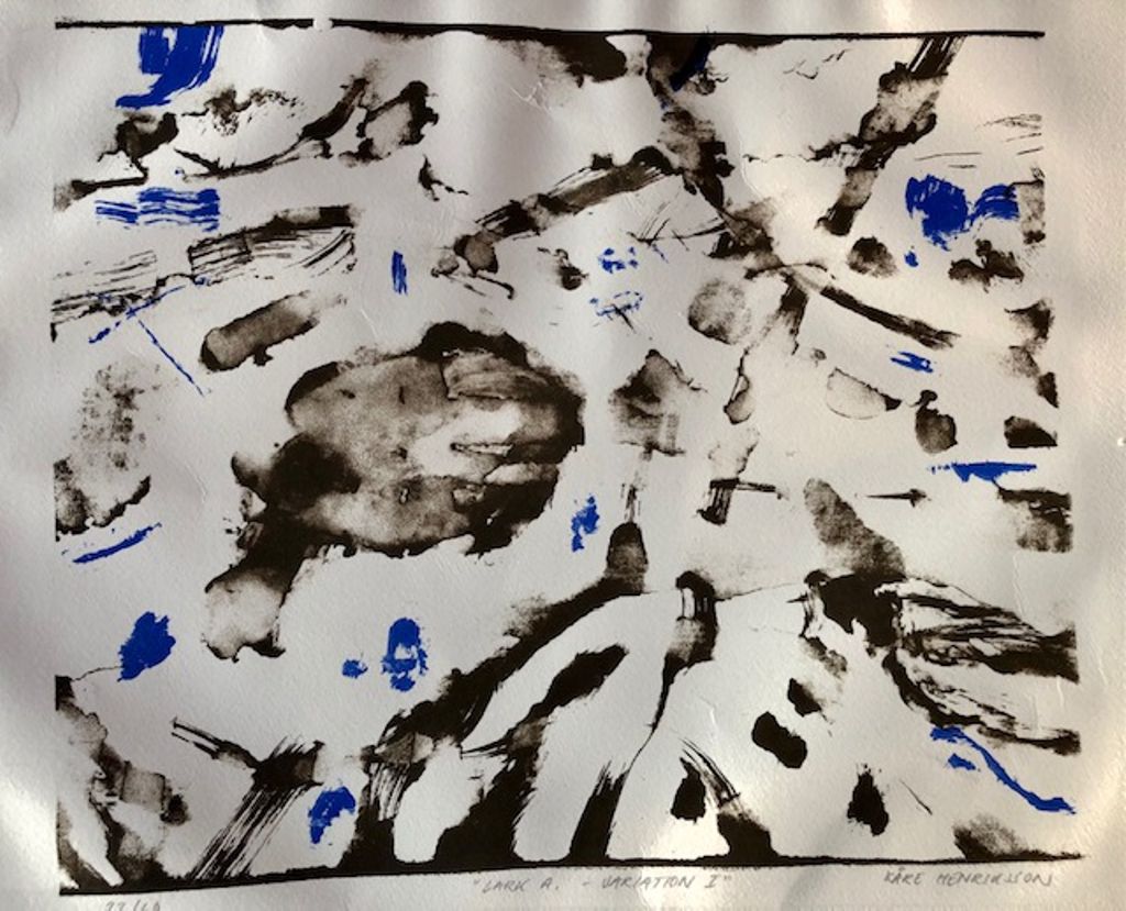 'Lark A, variation 1', ett konstverk av Kåre Henriksson