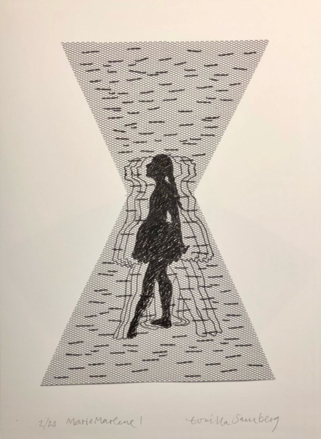 'MarieMarlene', 2020, ett konstverk av Gunilla Samberg