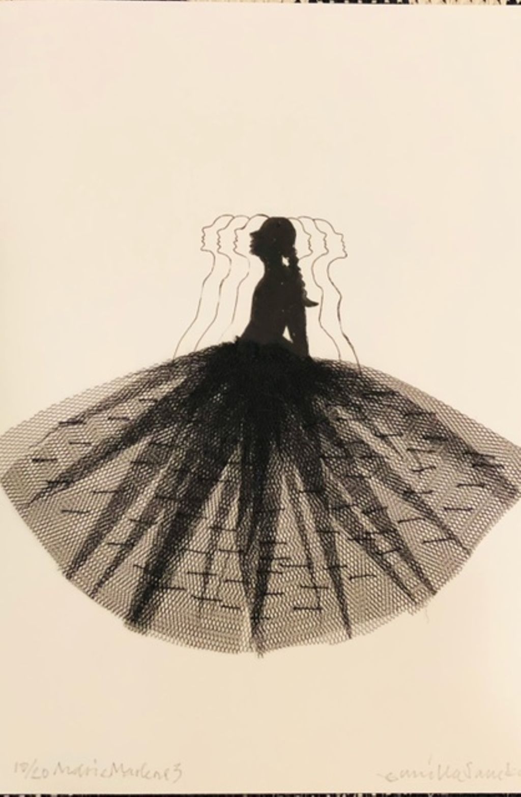 'MarieMarlene3', ett konstverk av Gunilla Samberg