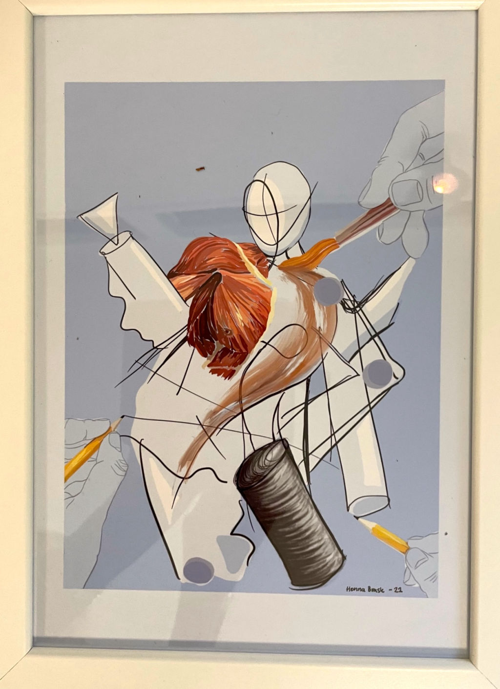 'Kroppsnormer (vinnare Karin och Jarl Backman)', ett konstverk av Henna Brask