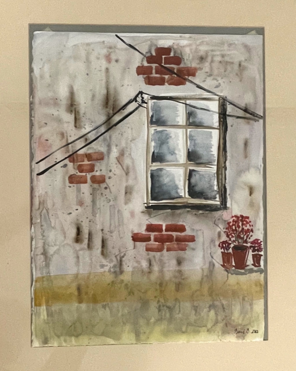 'En känsla av ödslighet (vinnare Katarina Wrethén)', ett konstverk av Berit Bäckström