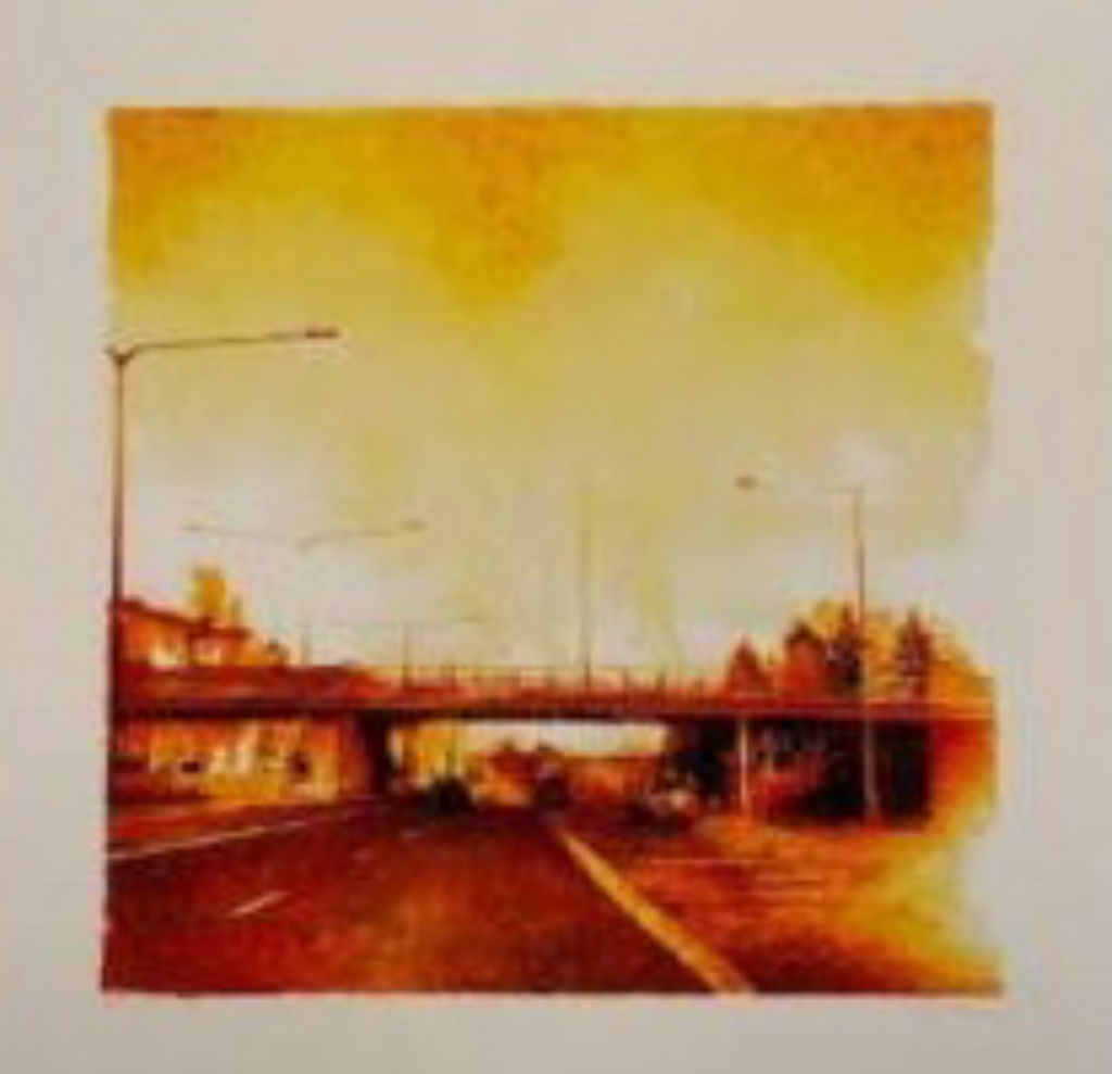 'Hågfull trafik (vinnare Katarina Wrethén)', ett konstverk av Ludvig Franzén