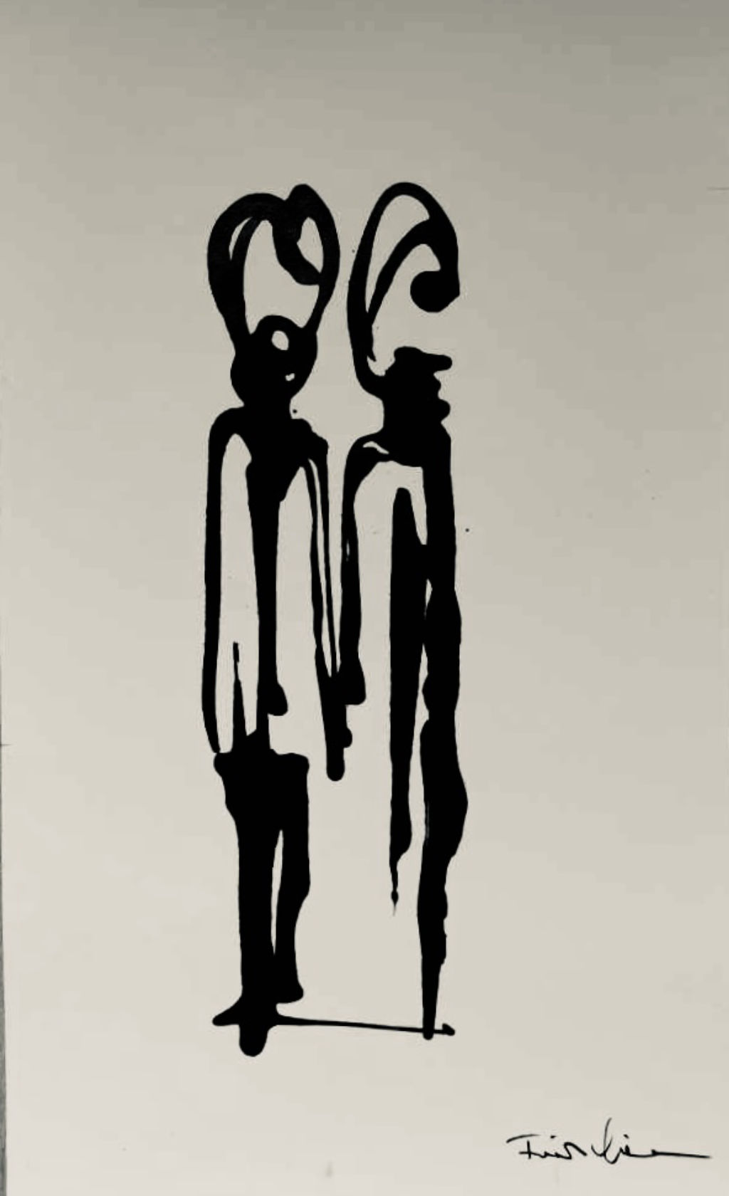 'Två part (vinnare Anna-Lena Falck)', ett konstverk av Fredrik Lindegren