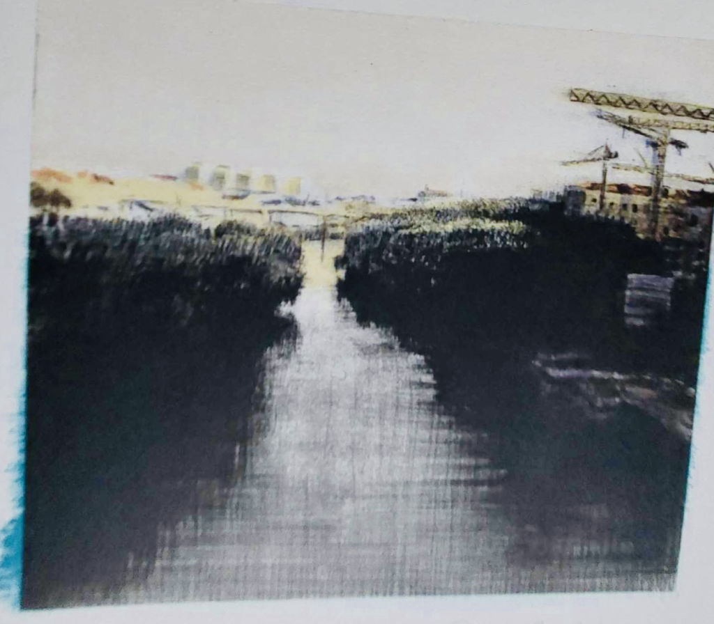 'Karlabergskanalen (vinnare Ingela Möller)', ett konstverk av Fredrik Landergren