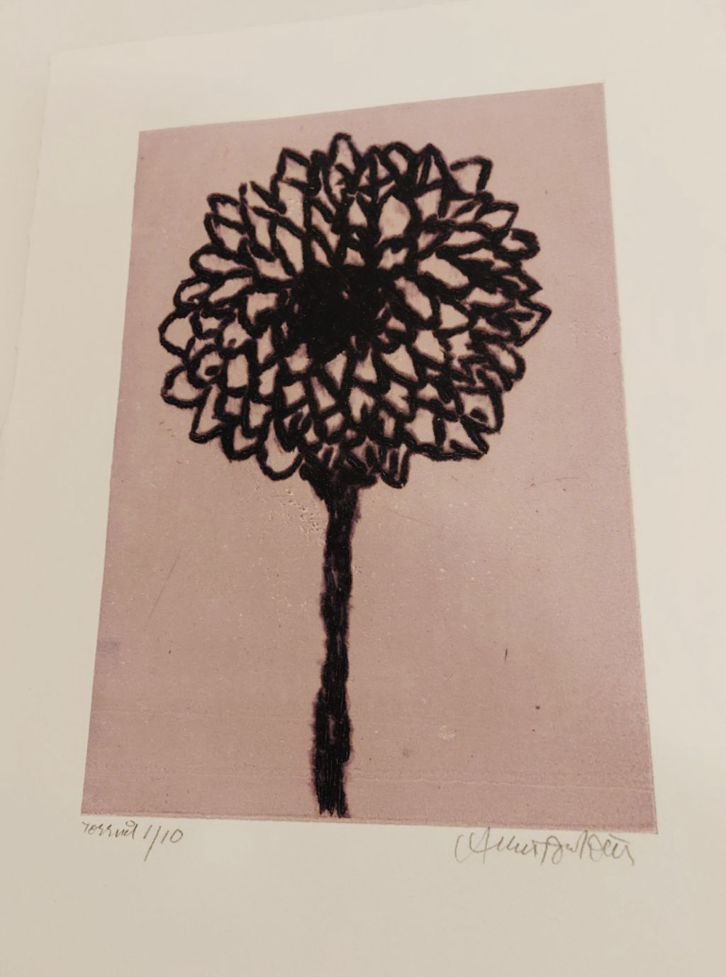 'Blomma 2', ett konstverk av Annalena Törnström