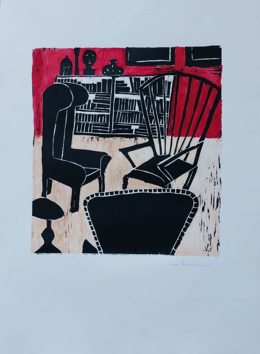 'Interiör', ett konstverk av Lena Danielsson