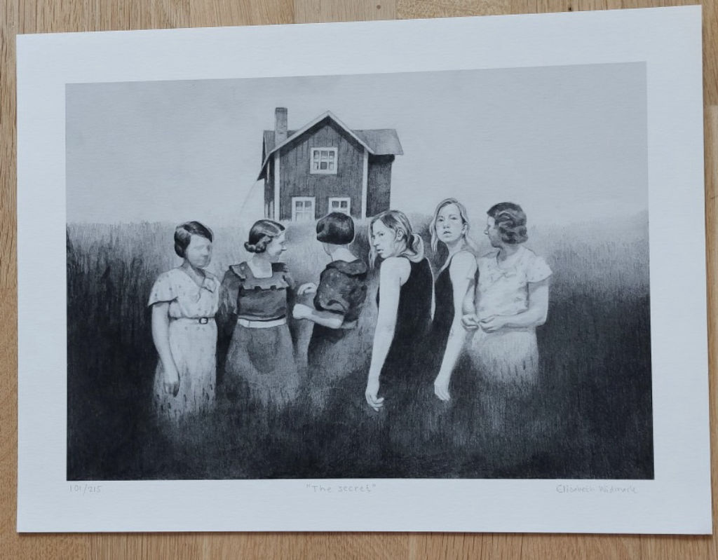 'The secret', ett konstverk av Elisabeth Widmark