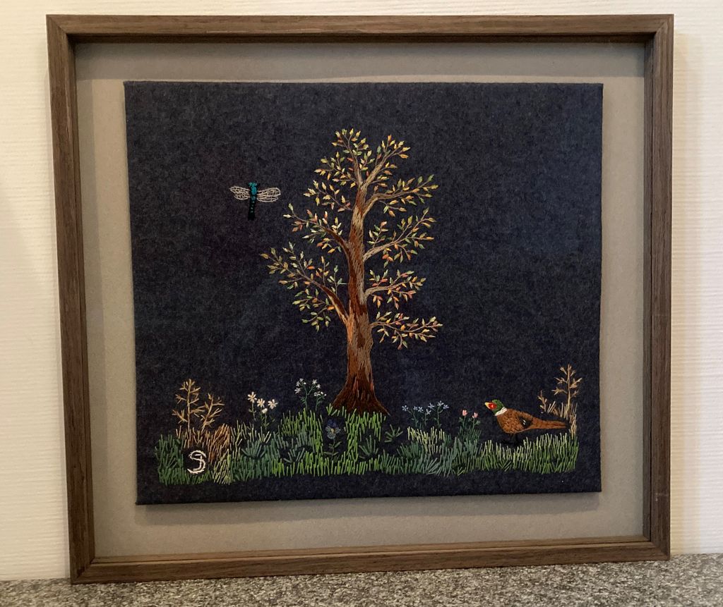 'Fritt broderi', ett konstverk av Ingrid Svensson