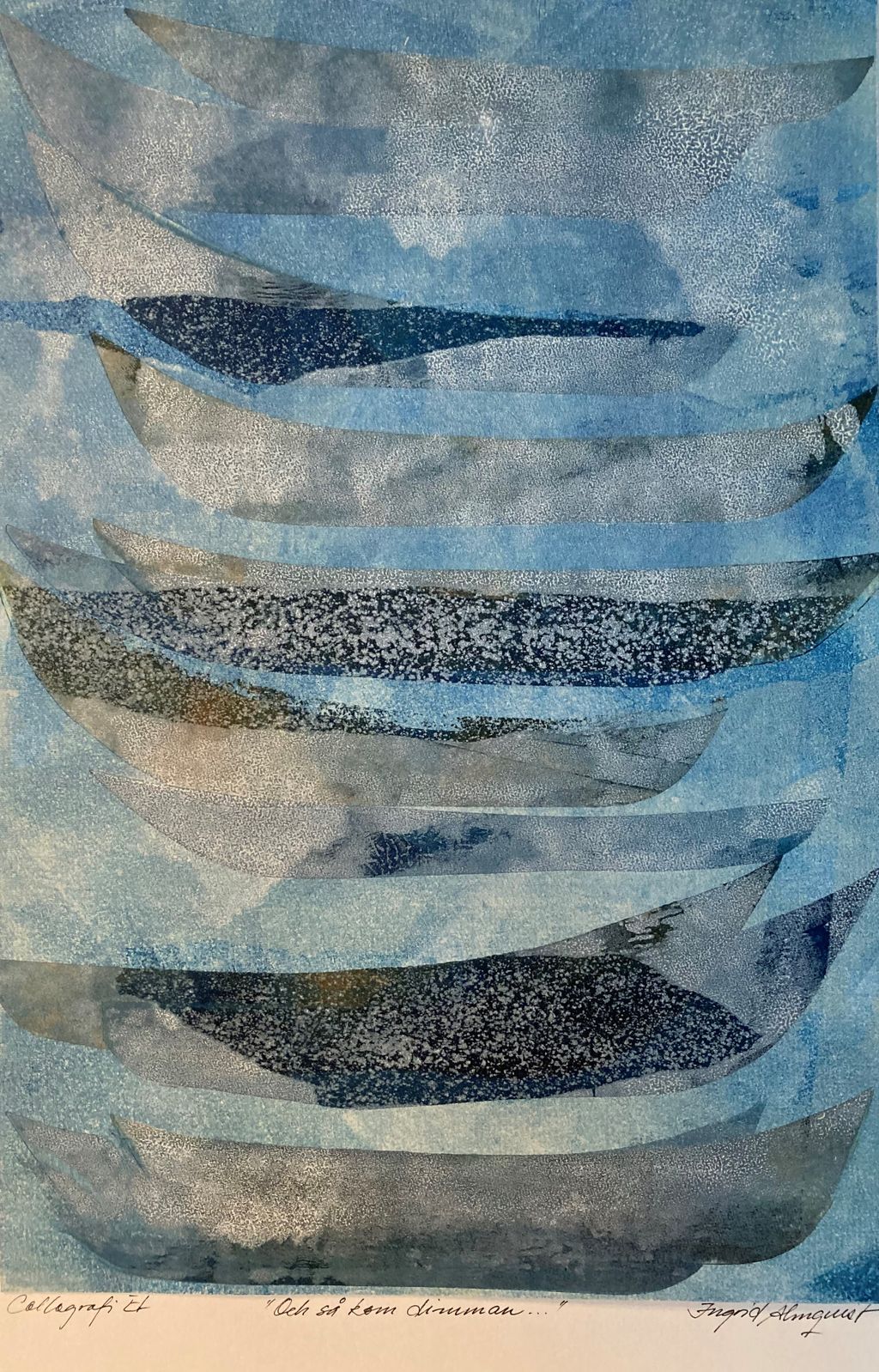 'Och så kom dimman...', ett konstverk av Ingrid Almquist