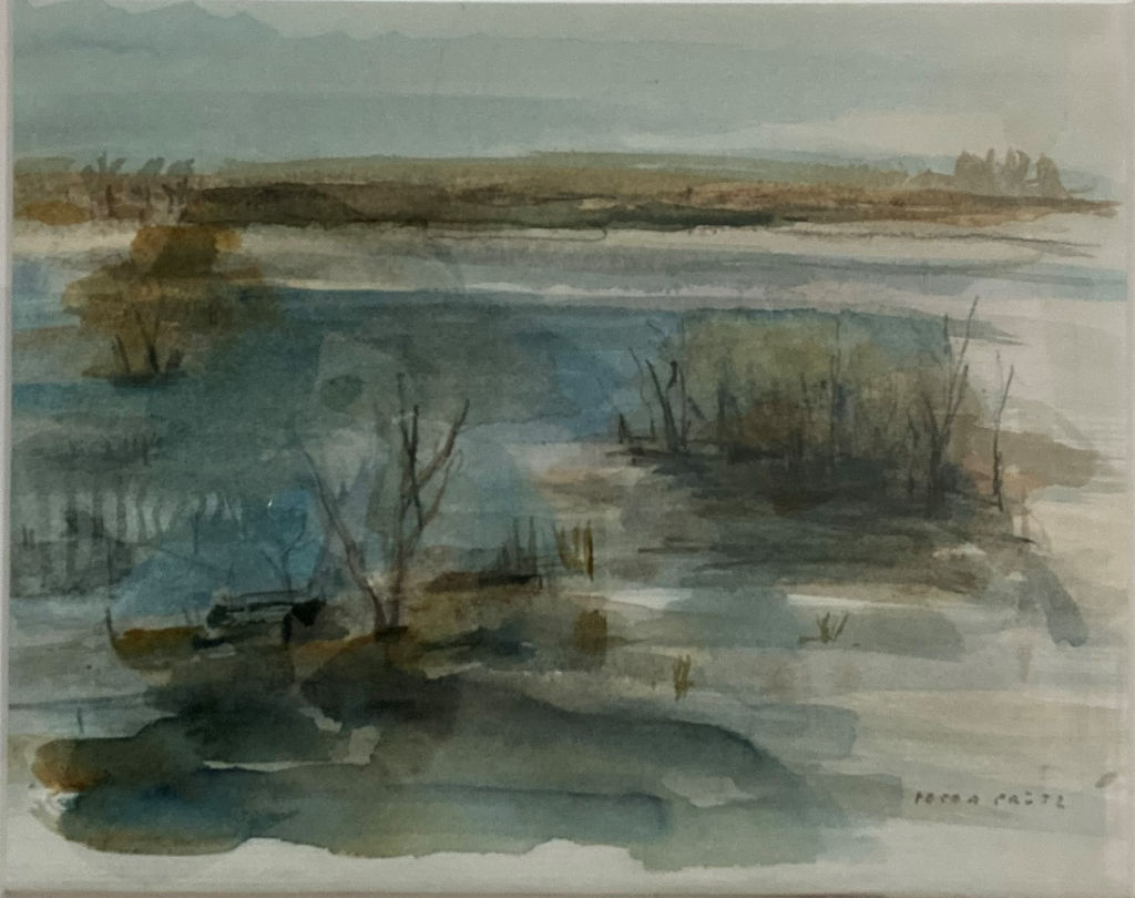 'Akvarell från Östen.', ett konstverk av Peter Prütz