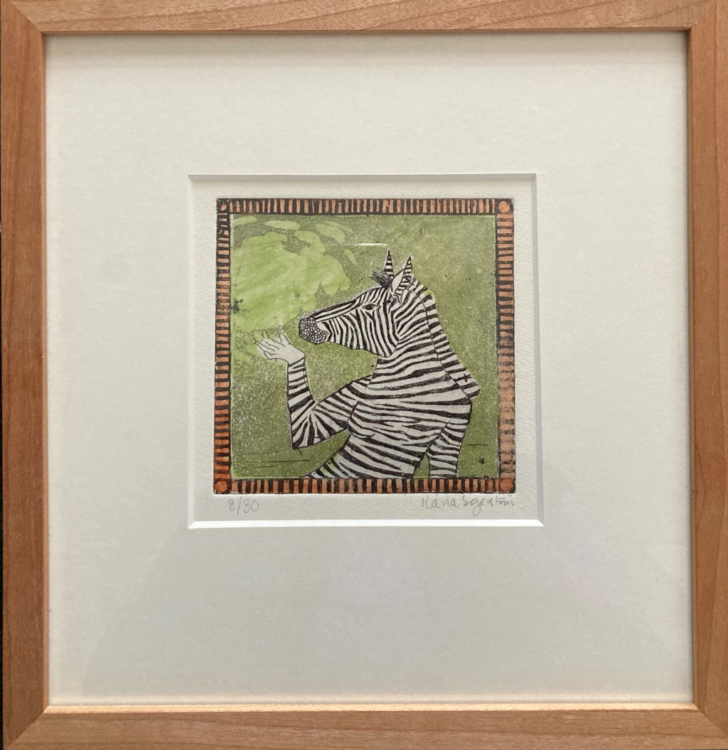 'Lätt fånget, lätt förgånget', ett konstverk av Maria Segerström