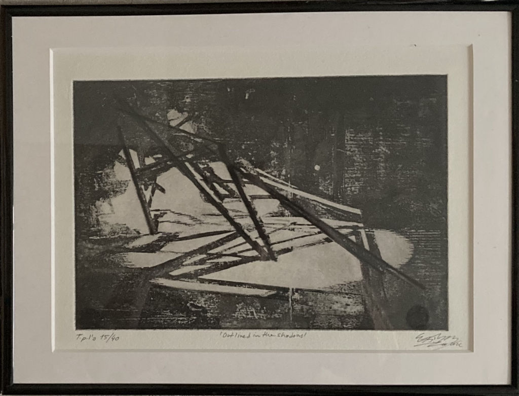 'Outlined in the shadows ', ett konstverk av Eliska Kovacikova