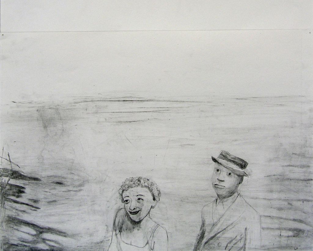 'Lyckans gullgosse', ett konstverk av Lena Pårup 