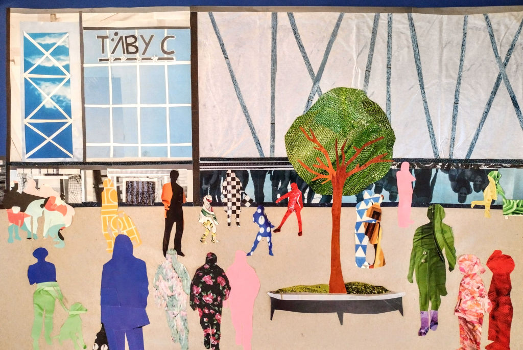 'Täby centrum', 2022, ett konstverk av Anna Lindberg