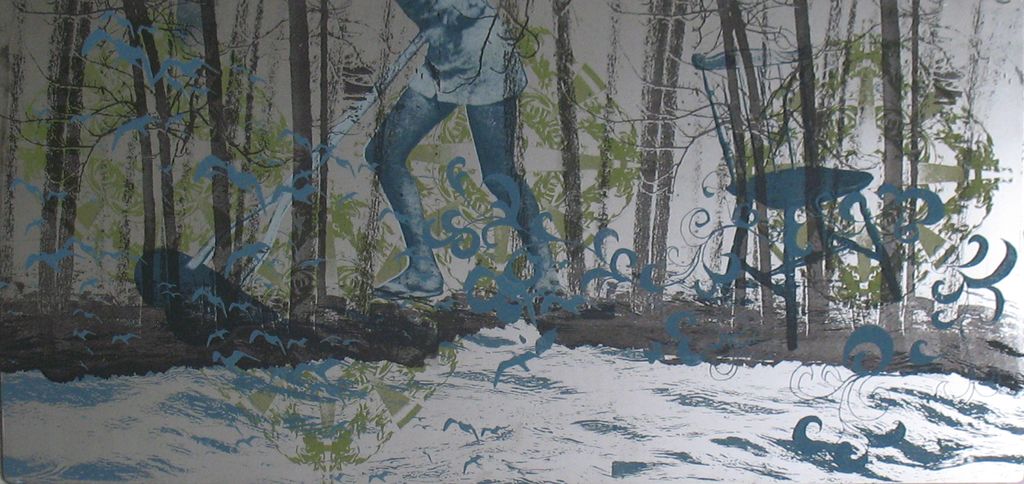 'Gräsklipparen', 2017, ett konstverk av Cathrine Johansson