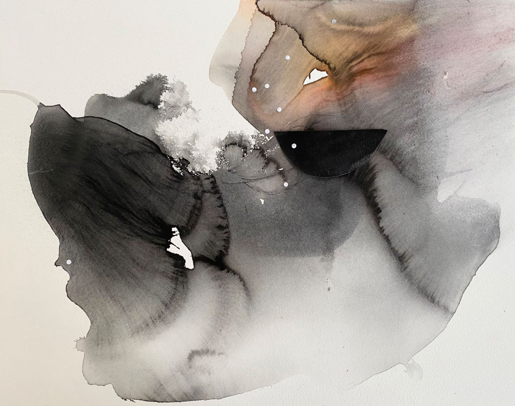 'Sot IV', 2021, ett konstverk av Kersti Rågfelt Strandberg