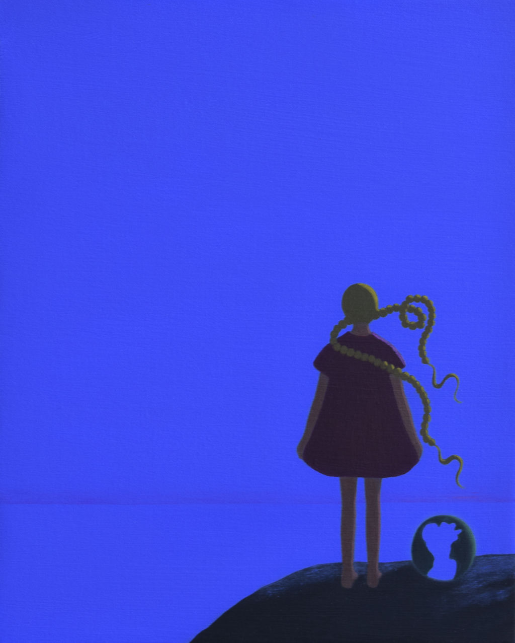 'Moder Gaia med sin dotter', ett konstverk av Maj-Britt Niklasson