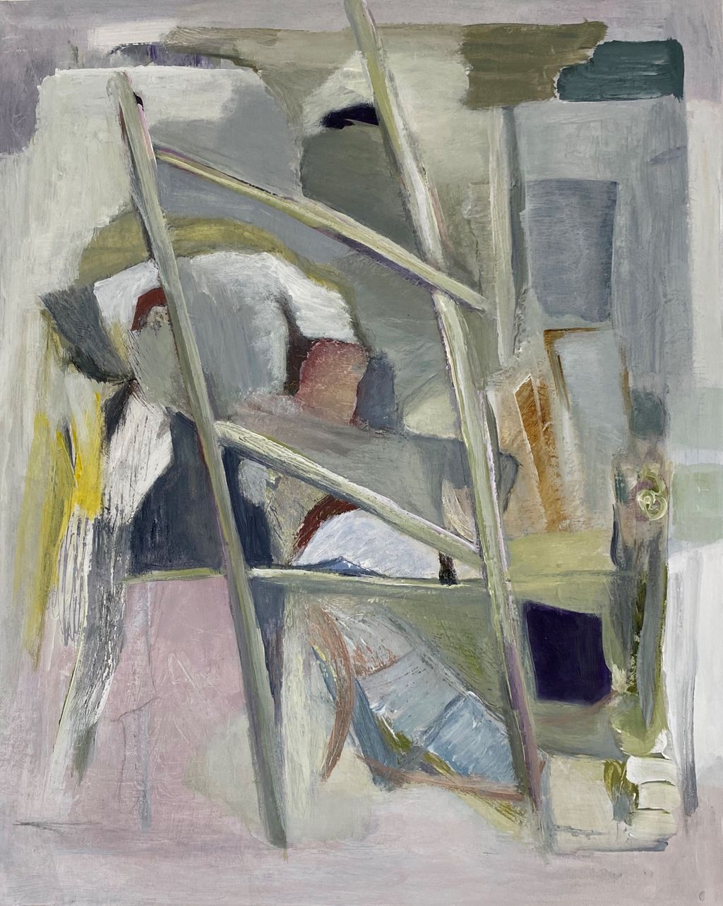 'Interiör', 2021, ett konstverk av Laila Hermansson