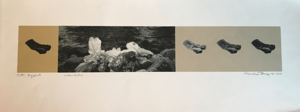 'Vinterdröm', 2021, ett konstverk av Christina Törnqvist