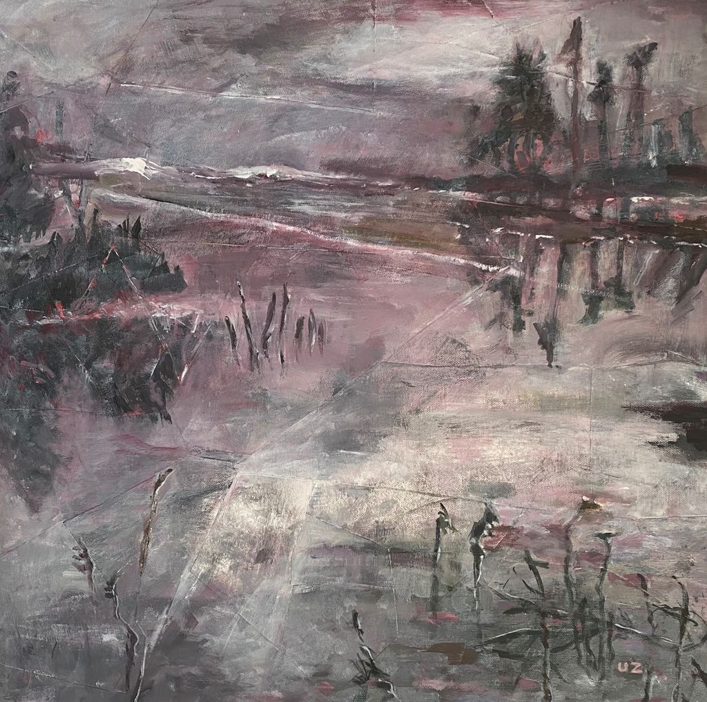 'Dimman lättar', 2021, ett konstverk av Ulla Zimmerman