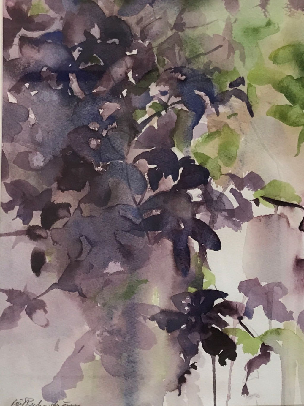 'Klematis', 2021, ett konstverk av Leif Ruhnström