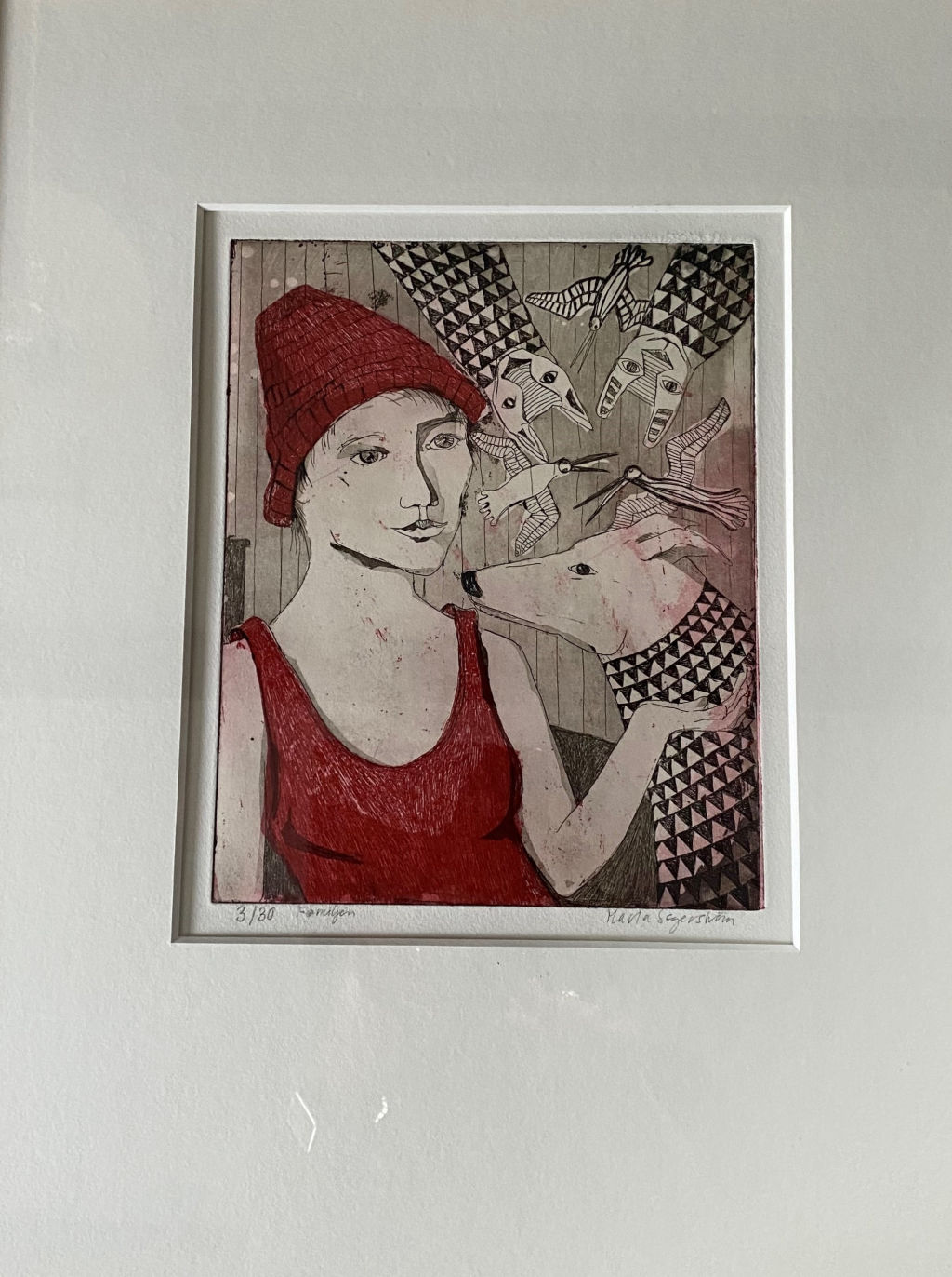 'Familjen', ett konstverk av Maria Segerström