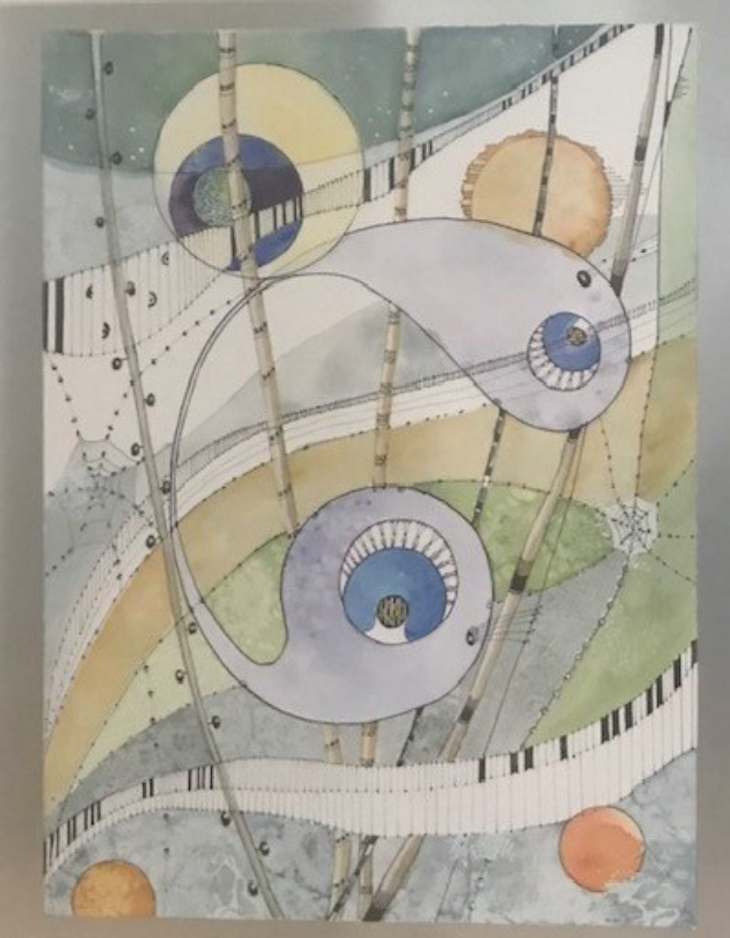 'Svärernas musik', ett konstverk av Sissi Andersson