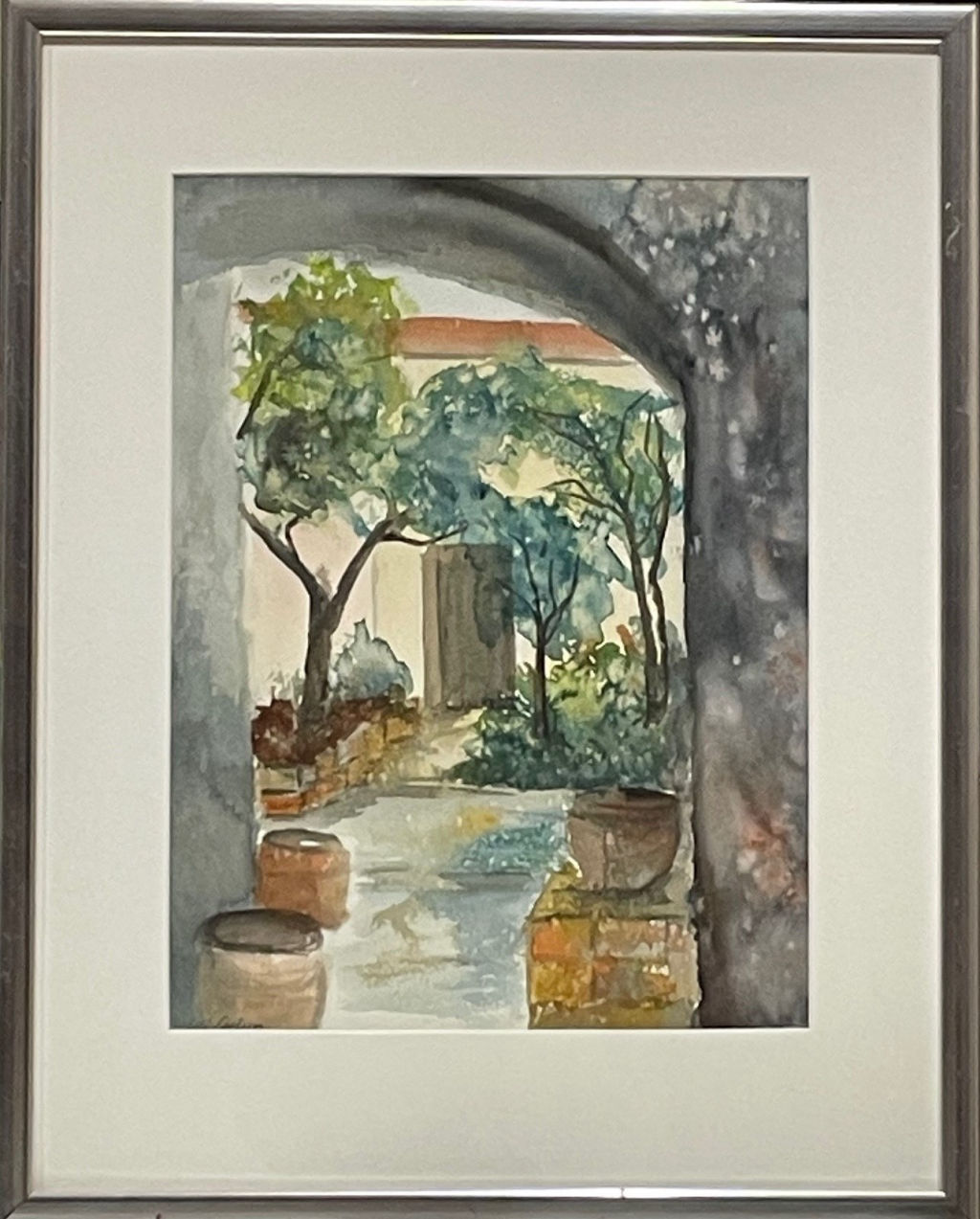 'Fransk gård', ett konstverk av Lili Carlsson