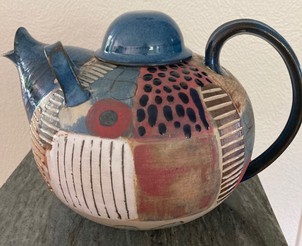 'Tekanna', ett konstverk av Marie-Louise Bergström