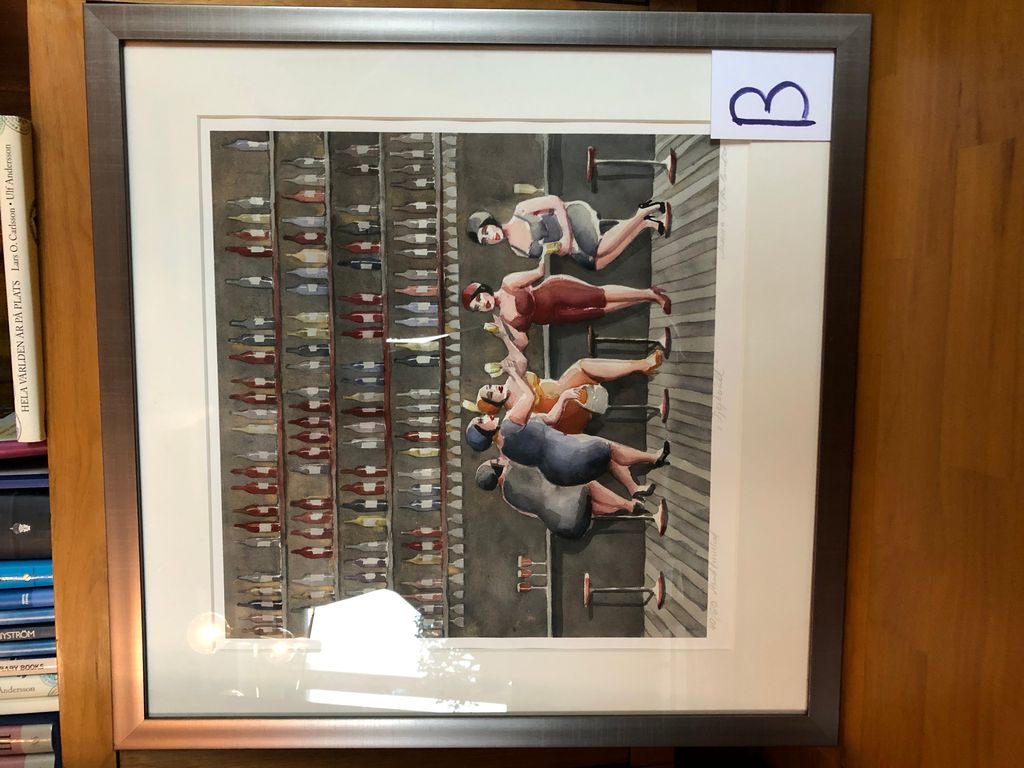 'I baren', ett konstverk av Larissa Stenlander