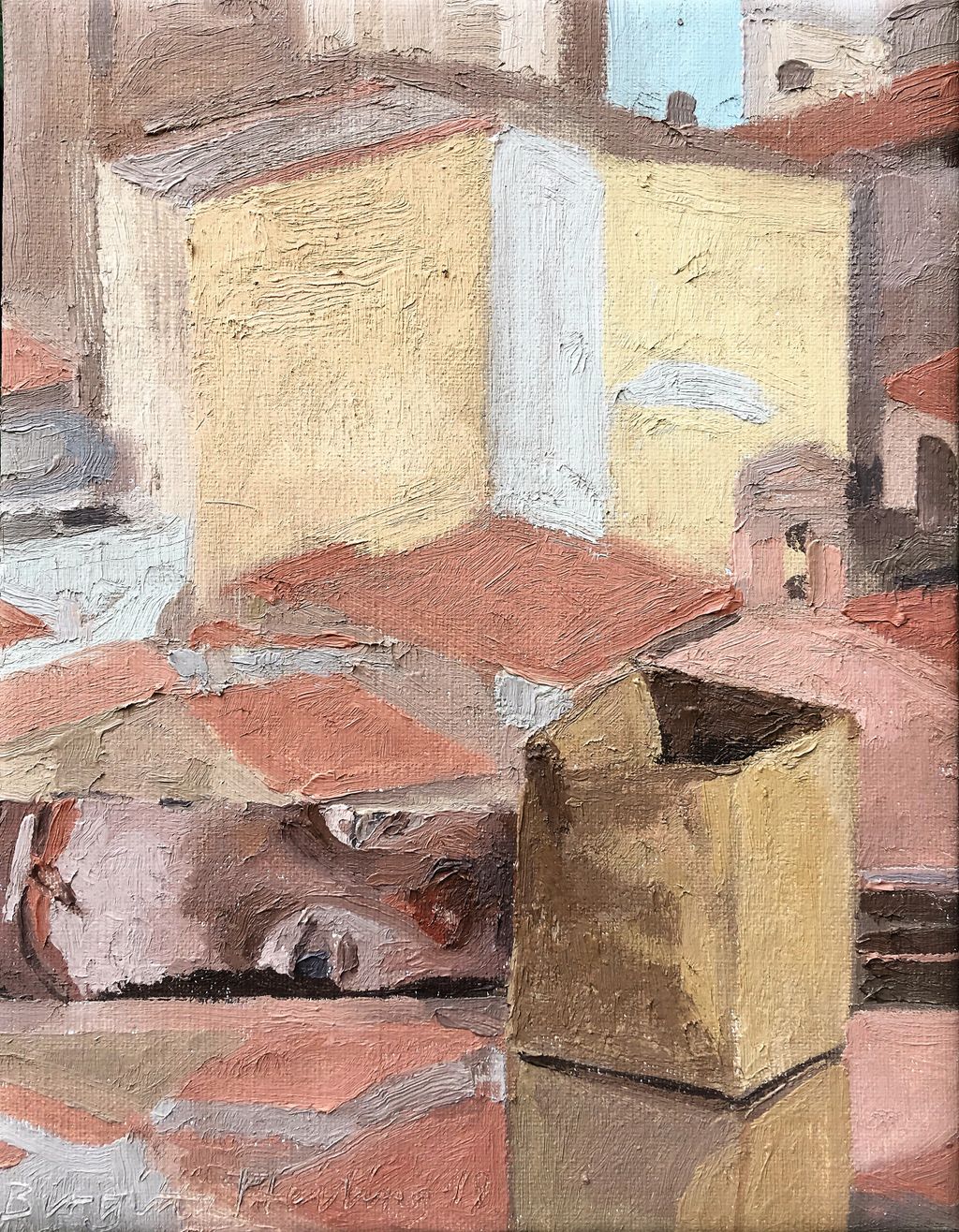 'Att måla är att se', 2019, ett konstverk av Birgitta Heiling