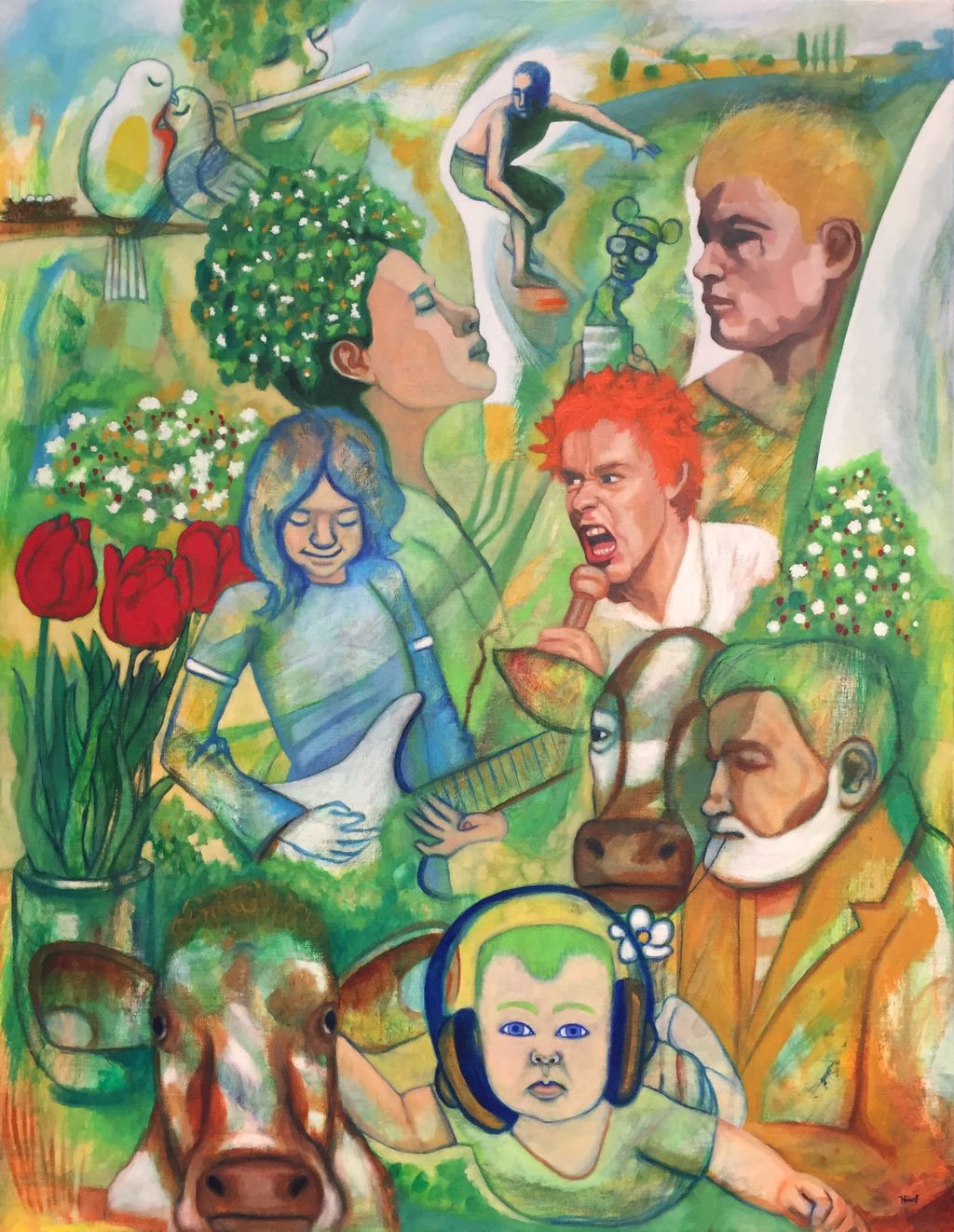 'Vår', 2019, ett konstverk av Ulf Johan Härd