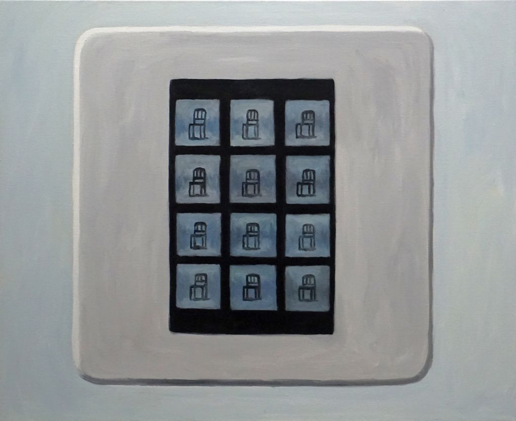 'Dia 1', 2019, ett konstverk av Johan Franzén