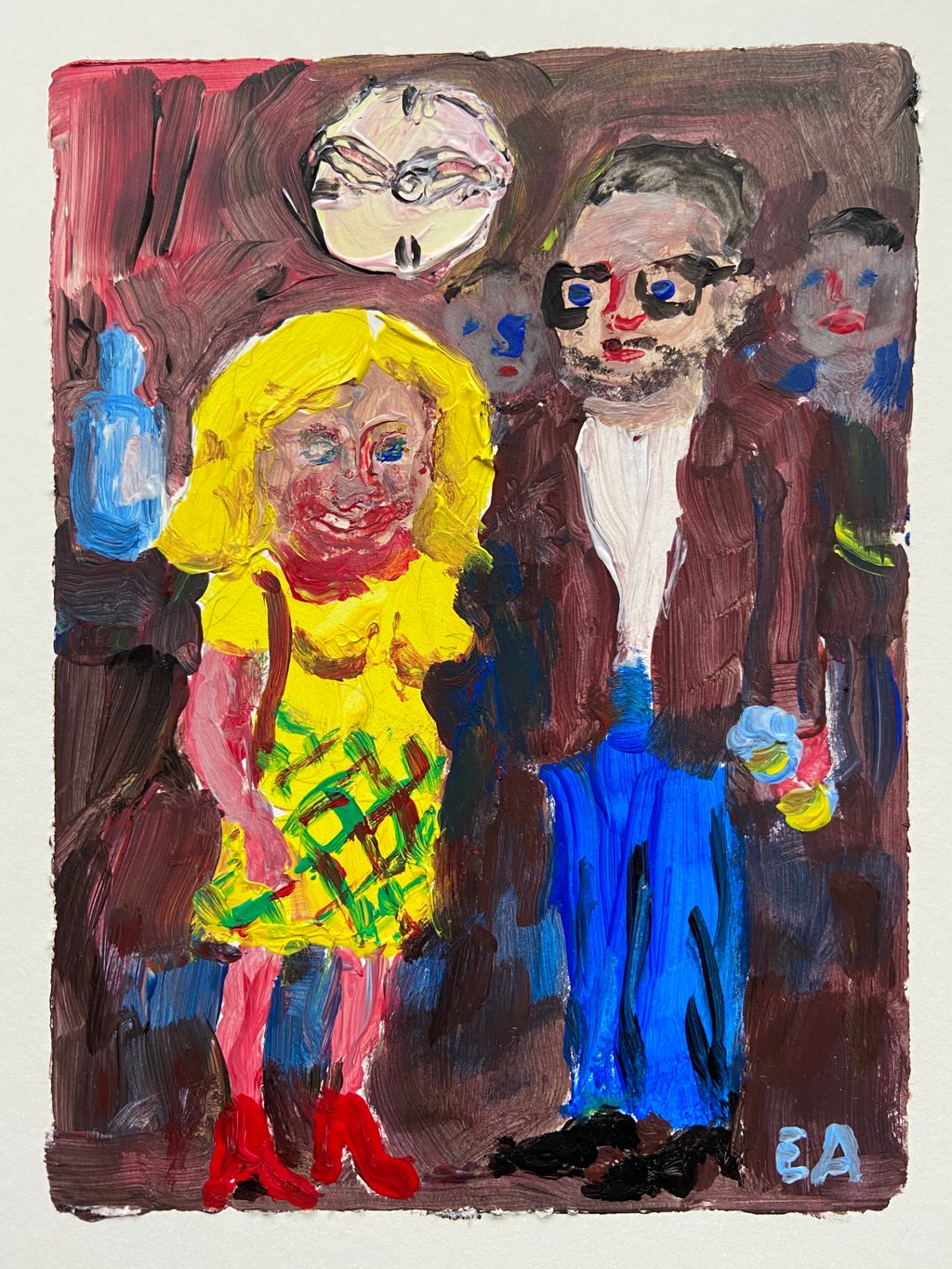 '"Kvart-i-tre-ragget"', 2020, ett konstverk av Erik Andersson