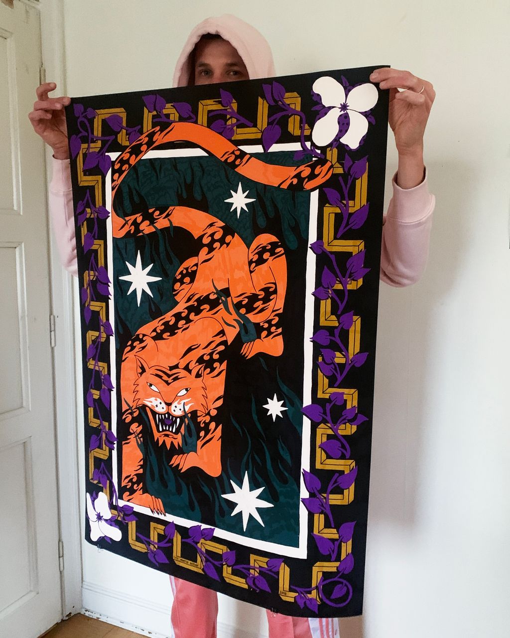 'Tiger', 2019, ett konstverk av Martin Olsson