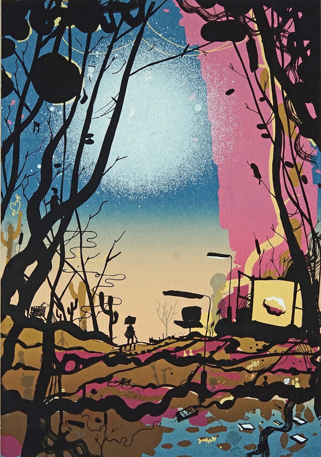 'You are a landscape (53)', ett konstverk av Simon Fensholm