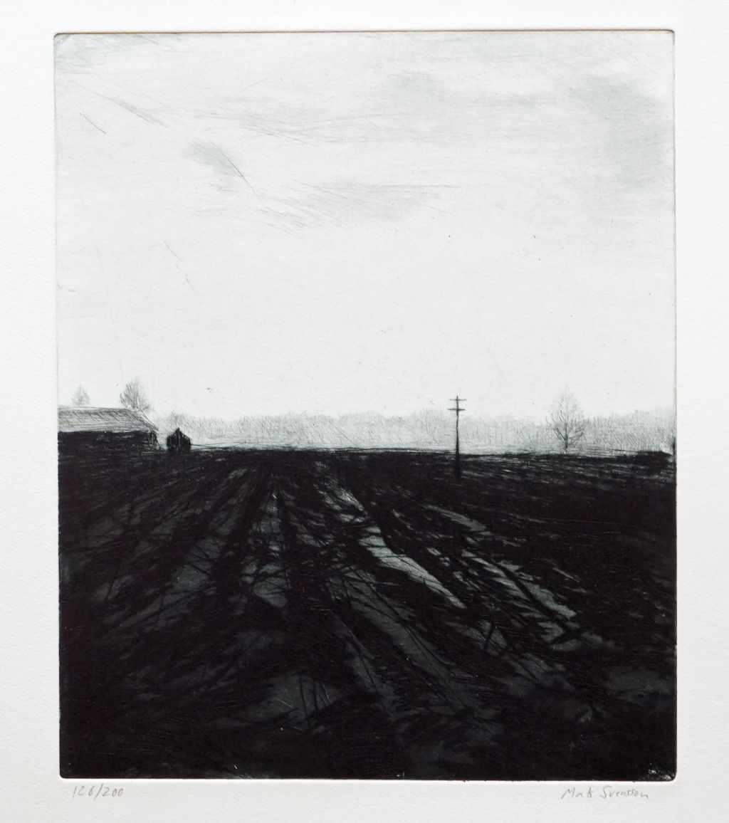 'Plöjd åker', ett konstverk av Mats Svensson