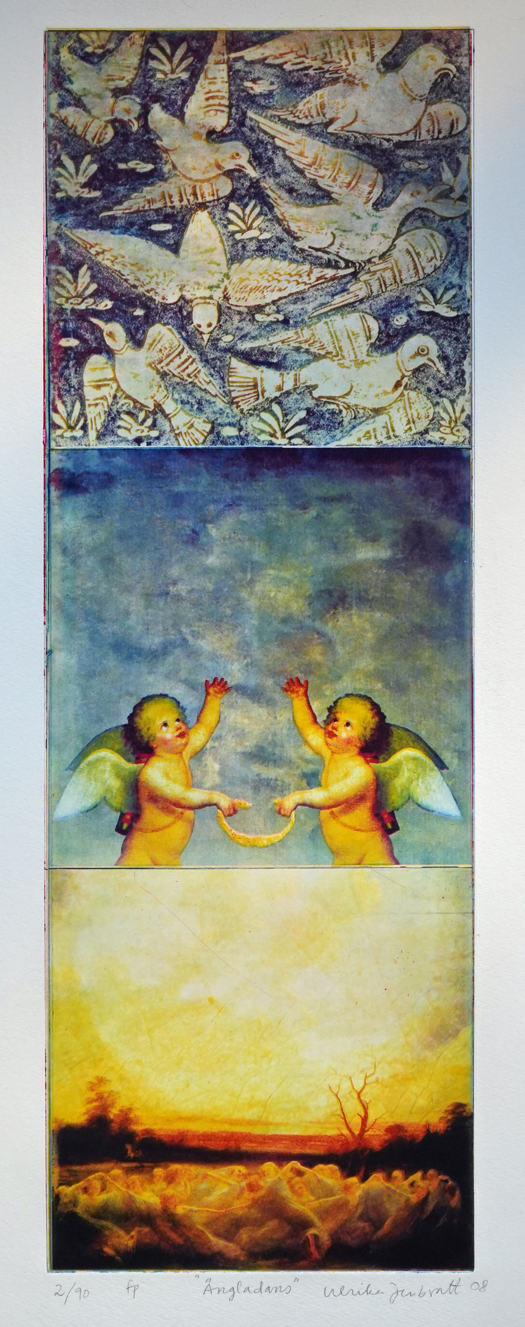 'Ängladans', ett konstverk av Ulrika Jevbratt