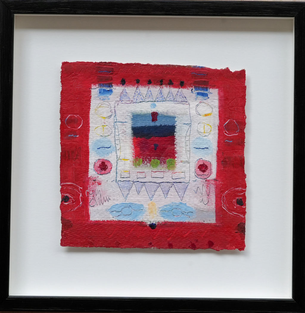 'Red dream (7)', ett konstverk av Lena Andersson