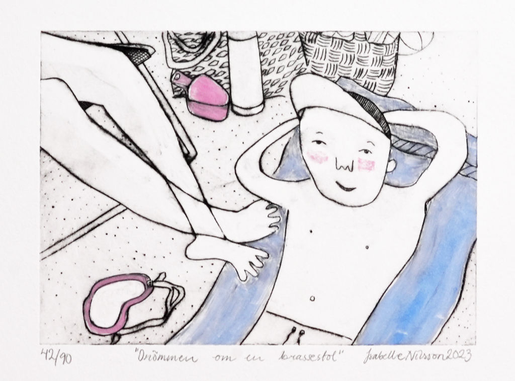 'Drömmen om en brassestol (47)', ett konstverk av Isabelle Nilsson