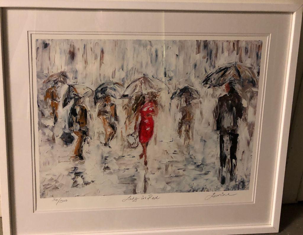 '14. Lady in red', ett konstverk av Jeanine